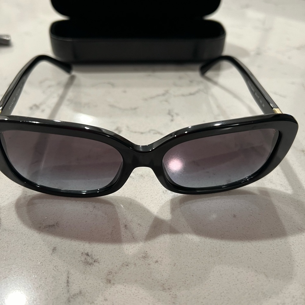 Coach Black Sunglasses worn twice. I forgot I had them.